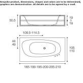 Cristalplant bathtub with wooden chamber Roturas