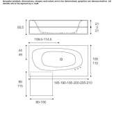 Cristalplant bathtub with a wooden bench Roturas