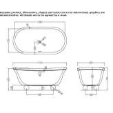 Bathtub on legs Glozan