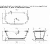 Freestanding bathtub Glozan