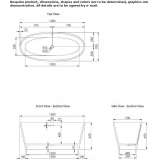 Freestanding oval bathtub made of stone resin Carjoaia