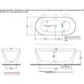 Wolnostojąca owalna wanna akrylowa Scario
