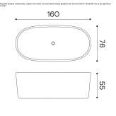 Livingtec® oval bathtub Generac