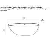 MineraLite freestanding bathtub Jimenez