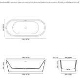 Oval bathtub Branges