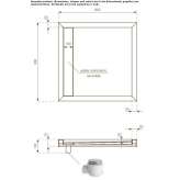 Built-in shower tray made of porcelain stoneware Rushden