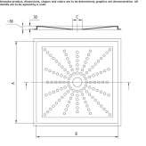 Flush fiberglass shower tray Mixco