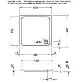 Acrylic shower tray Telica