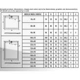 Rectangular Krion® shower tray in a contemporary style Leumeah