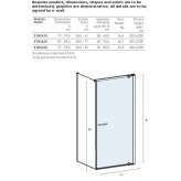 Corner crystal shower cabin with hinged doors Kolc