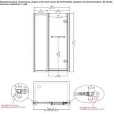 Niche glass shower cabin Aach