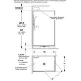 Multifunctional rectangular shower cabin with sliding doors Bonson