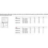 Revolving door with a fixed element for the recess Etne