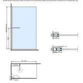 Kryształowy prysznic typu walk-in Blansko