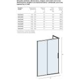 Corner crystal shower cabin with sliding doors Delice