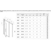 Niche shower cabin with hinged doors Chavanoz