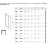 Niche shower cabin with sliding doors Chavanoz