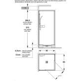 Corner square shower cabin with sliding doors Lapanow