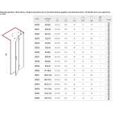 Niche rectangular shower cabin with hinged doors Chavanoz