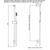 Wall-mounted shower panel with a shower hand Etriche