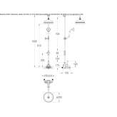 Thermostatic brass shower panel with hand shower Bowes