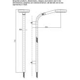 Shower panel with shower head Bemidji