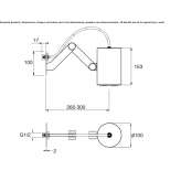 Round shower head with arm Viewbank