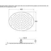 Shower head with anti-limescale system Viewbank