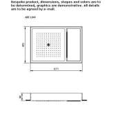 Ceiling-mounted shower head with built-in lighting Zagar