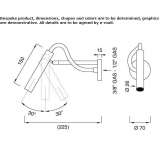 Adjustable wall rain shower Grindale