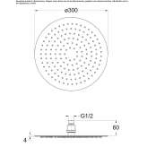 Shower head with anti-limescale system Viewbank