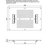 Built-in shower head with 4 mist jets Skarnes