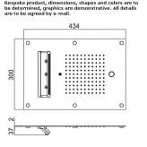 Built-in shower head with 3 mist sprays Skarnes