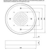 Stainless steel mist shower head Polva