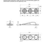 Stainless steel wall shower Satriano