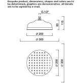 Ceiling-mounted rain shower Wanchaq