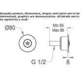 Built-in side shower Pasaje