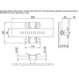 Side shower with anti-limescale system Sarafovo