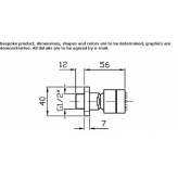 Side shower with anti-limescale system Loiching