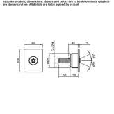 Built-in adjustable 1-jet side shower Turlock