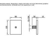 Built-in side shower with 1 jet Turlock