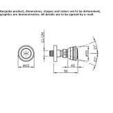 Adjustable side shower Maasland