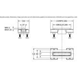 Aluminum shower drain Kercem