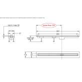 Aluminum shower drain Kercem