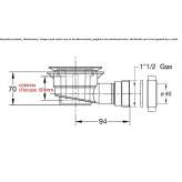 ABS shower drain Bunkie