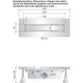 Stainless steel shower drain Gulubovo