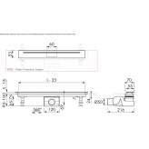 Stainless steel shower drain Laurium