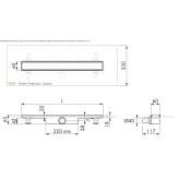 Stainless steel shower drain Eslohe