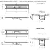 Stainless steel shower drain Romani