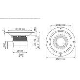 Stainless steel shower drain Cartaya